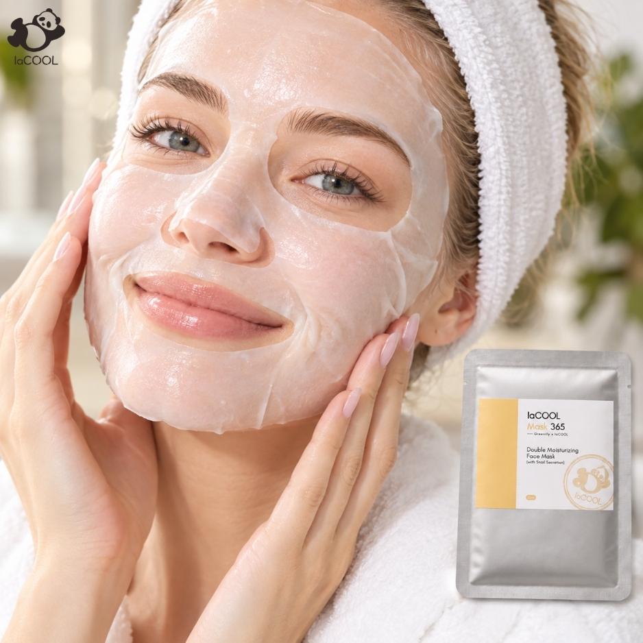 (M16)鎖水彈潤保濕小分子面膜 Double Moisturizing Face Mask (with Small Molecular) 30g x 5塊 (1盒)