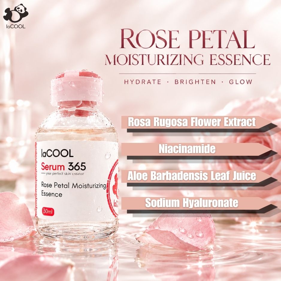 Rose petal moisturizing essence