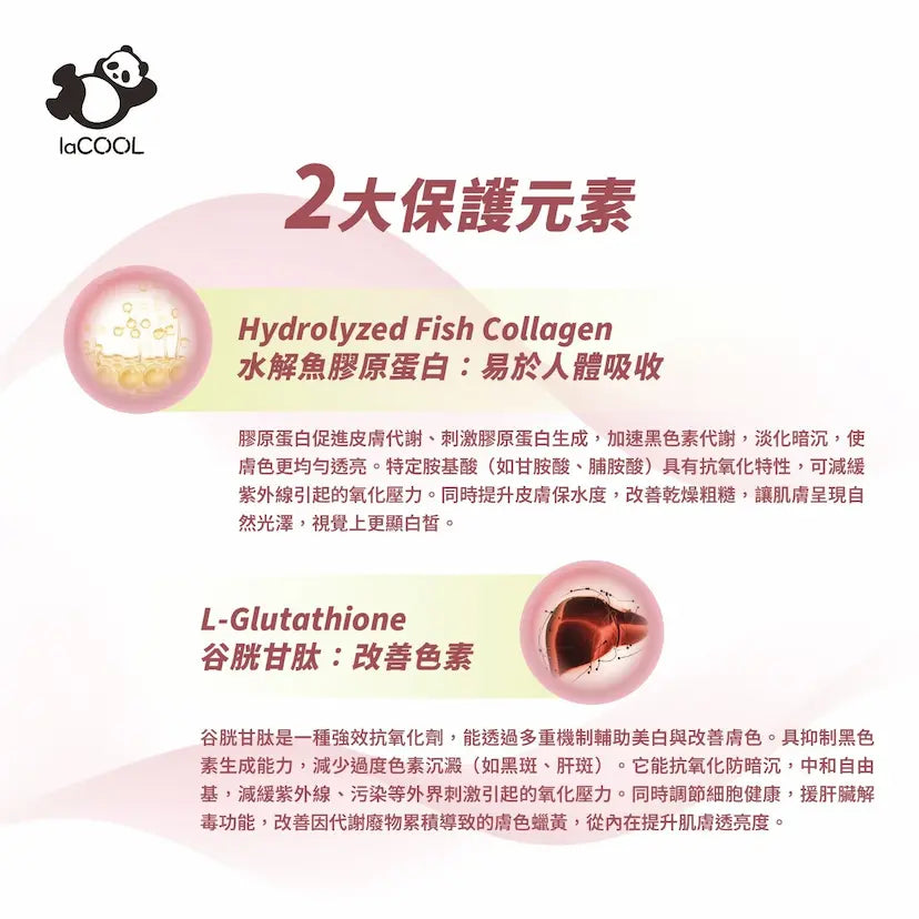 彈白飲⭐膠原蛋白美白沖劑粉飲料⭐